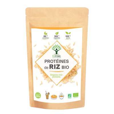Complément alimentaire "Protéine de riz bio " sport 500g Ecocert