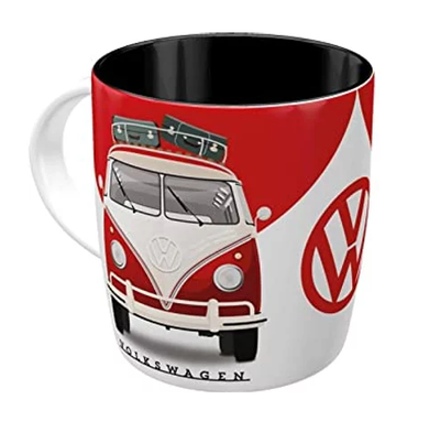 Tasse retro Van Volkswagen Rouge Bulli 330 ml