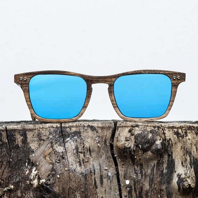 Lunettes de soleil en bois "CFE" protection UV3 fabrication France