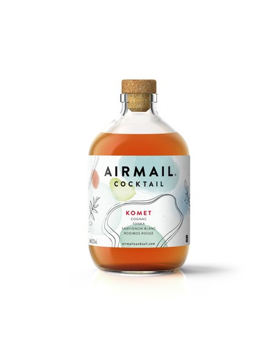Cocktail hiver "Komet" Cognac et rooibos rouge 100% naturel bio