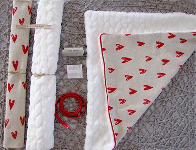 Kit de couture prêt à coudre un coussin carré idéal pour cadeau 