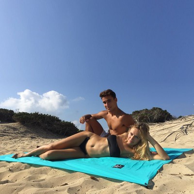 Drap de bain XXL 100% coton bio " Moorea" fabriqué en France