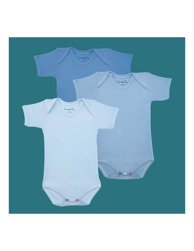 La Box Bleue manches courtes 100% coton oeko tex