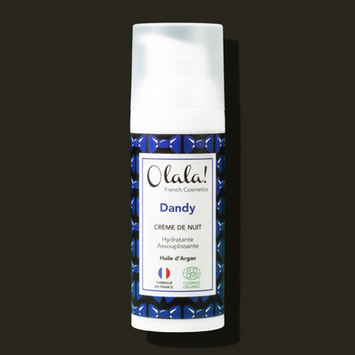 Crème nuit hydratante «Dandy» nuit pour homme bio huile d’argan