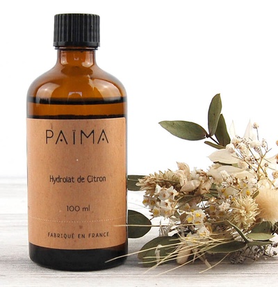 Eau floral citron 100ml, peaux acnéiques, Païma Beauté