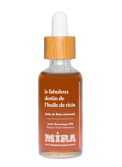 Huile de ricin rouge pure tous types de cheveux cils ongles 50ml
