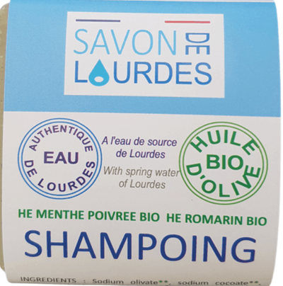 Le shampoing solide 100% naturel, 100GR Creme de Lourdes