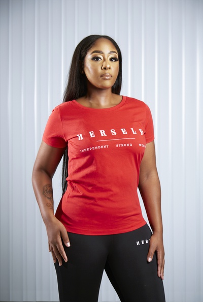 T-SHIRT ROUGE 100% COTON BIO, RED STAR, 