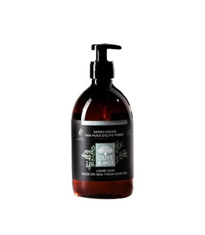 Savon liquide bio huiles d'olive et essentielles d'eucalyptus