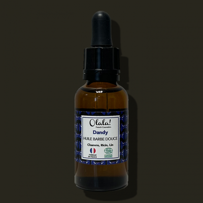 Huile barbe douce, Dandy, Olala Cosmétics