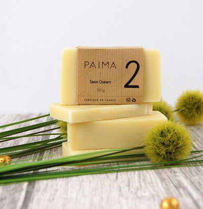 Savon chanvre 50g , extra doux, Païma Beauté