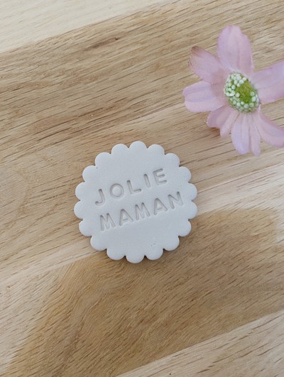 Magnet remerciement "Jolie Maman" suspension made in France
