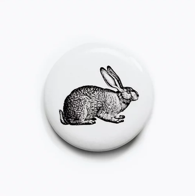 Badge Rabbit pin's original et vintage