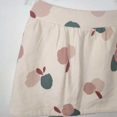 Jupe en tissu sweat certifié Oeko Tex 